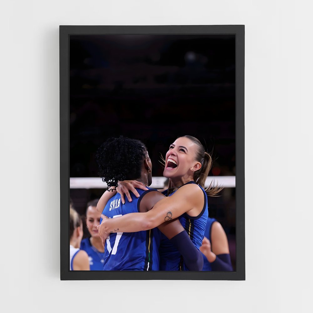 Poster La Victoire des Bruins – affiche Volleyball (vue 2)